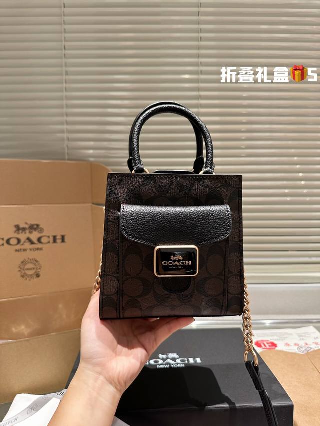 原单折叠新品 Coach蔻驰最新款琴谱 Mini Pepper 人手必备 尺寸17.17