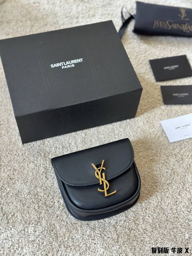 复刻版 牛皮 免税店包装礼品袋 Ysl Kaia 小猪包 圣罗兰斜挎小猪包 Saint Laurent 圣罗兰复古风小方包cassandra经典信封小方包造型