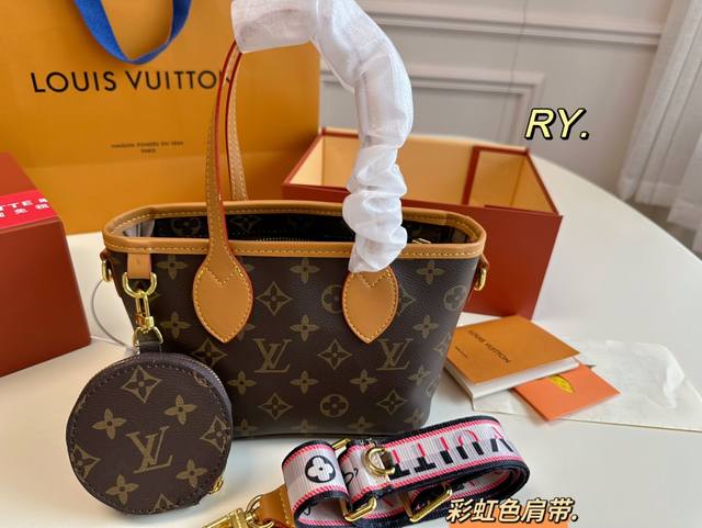 折叠盒 Size:20 14 Lv路易威登新款neverfull Bb 超级无敌小巧可爱 适合小个子女生 配拉链和零钱包 实用性 斜背肩带加手柄设计 可挽背 运