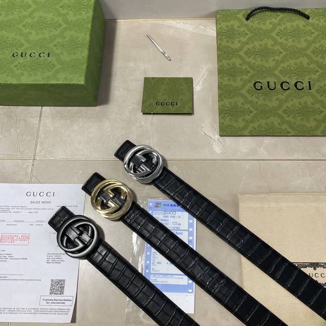 品牌 古驰gucci 等级 原版品质.头层牛皮 专柜售经典爆款开模 油边精致 电脑车线 手感柔软.实物拍摄无修饰 上身效果超好 长度可裁剪.配专柜全套包装.送礼