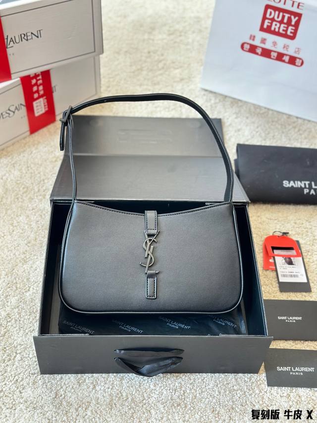 牛皮版本 Ysl1 奶呼呼的圣罗兰腋下包 Ysl圣罗兰 Saint Laurent Le 5 A 7 Hobo Bag In Smooth Leather 腋下