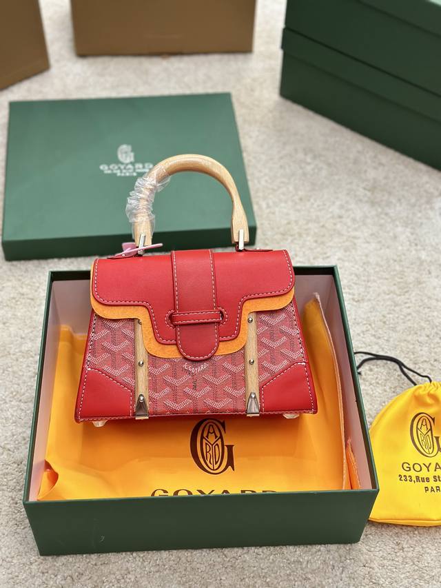 顶级版本 牛皮 Goyard Mini Saigon西贡包 全套包装近期最爱 Goyard又入新成员西贡包 Goyard高德雅戈雅真的是低调奢华有内涵的品牌 外