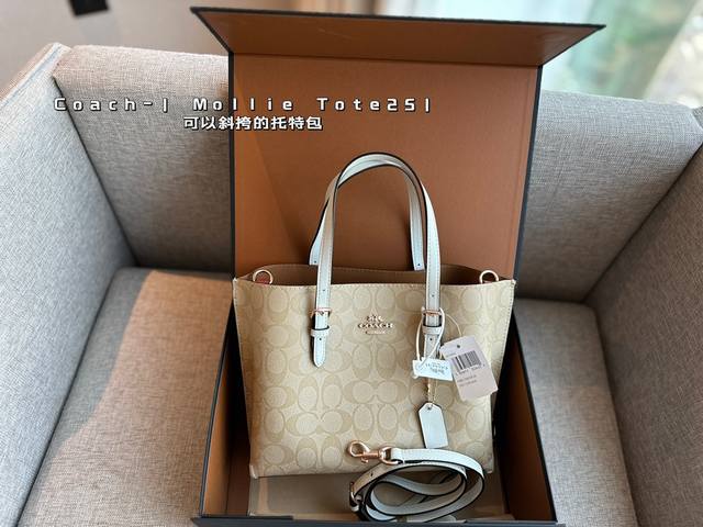 配盒 Size 25*20Cm C家 小号托特包mollie Tote 等比例缩小版托特包 手拎小巧 但又有三个隔层 实用满分100 可以斜挎 解放双手