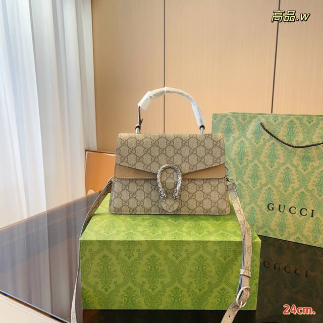 配飞机折叠礼盒 Gucci 酒神手提包 专柜最新款gucci 手提市场独家新款 古奇醉新爆款 醉新元素 Gucc1Speedy波士顿枕头包现货原厂订制五金 进口