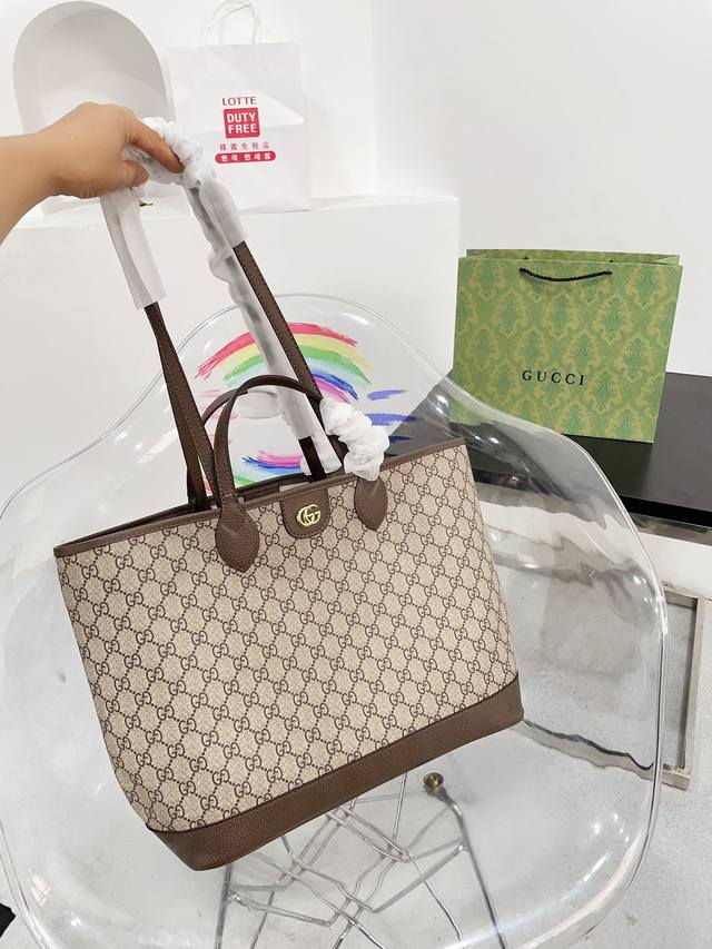 礼盒包装 酷奇gucci Tote托特包 购物袋 尺寸35*29Cm 喜欢大容量的不容错过 - 点击图像关闭