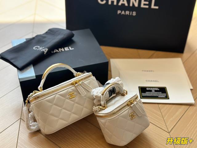 全套包装 Chanel盒子包 手提款 两个尺寸 时髦精必备款 超级精致 Size:大号18*10 小号11*8 - 点击图像关闭