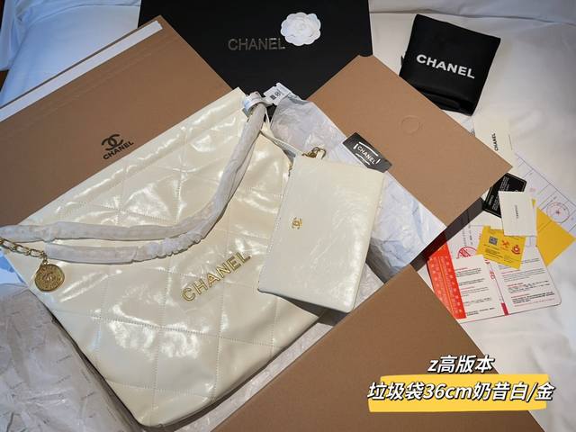 高版本 Chanel香奈儿 Chanel22Bag垃圾袋 尺寸36Cm 礼盒包装