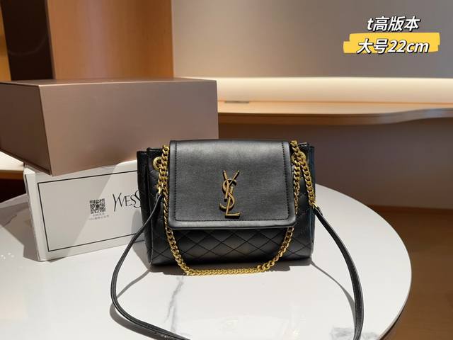 Ysl 圣罗兰 女士monogram Nolita 斜挎包 礼盒包装飞机箱