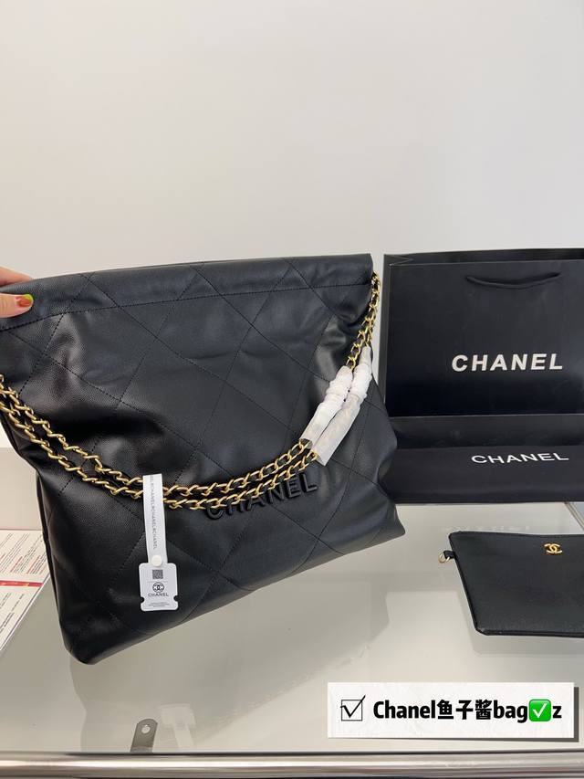 全套包装 Size 39*42Cmchanel 22Bag 更酷哦 鱼子酱很耐造高级感拉满搜索 香奈儿垃圾袋