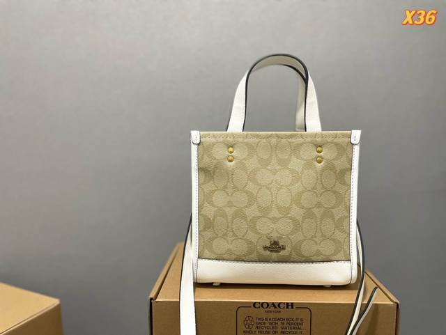 Coach 蔻驰 Dempsey 22 Tote 购物袋.原版皮.这是什么神仙配色 毫无抵抗力.单肩手提都可以.容量超级大. 耐磨耐脏.砖柜一比一. 可做妈咪包