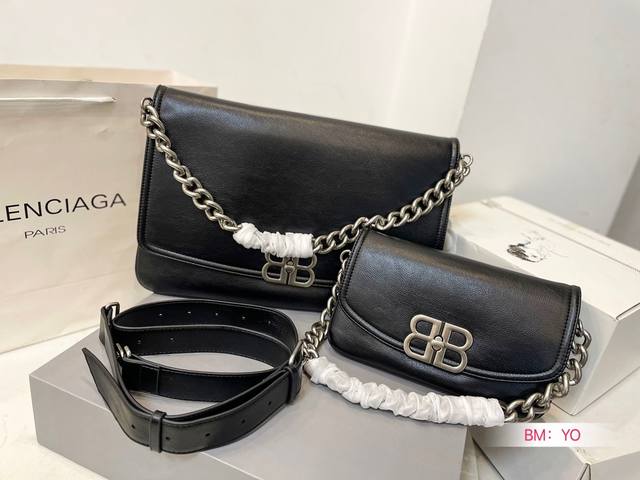 小号 大号 配折叠礼盒 Balenciaga 巴黎世家 新款摩纳哥 任何风格都可轻松驾驭 适合日常旅游出行 集美必备 尺寸 大号35*24 小号23*13