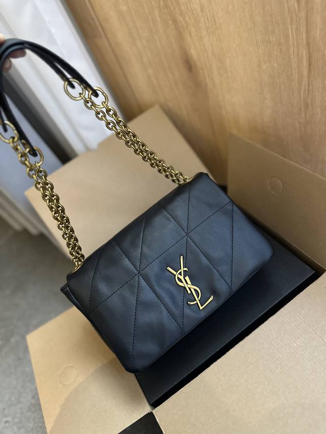 折叠礼盒包装 Ysl 原版皮 Jamie 链条包 谁还没有娜扎同款 多种背法 时装 休闲 不挑衣服 尺寸22