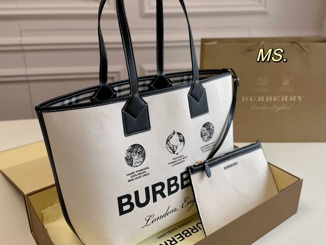 折叠盒 Size:34 29 Burberry 巴宝莉新款tote托特购物袋 包身硬挺 款式简洁又时尚 集耐磨耐造 轻便百搭于一身 日常通勤 旅行都很哦