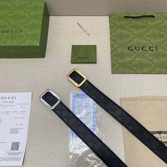 品牌 古驰gucci 等级 原版品质 头层牛皮 专柜售经典爆款开模 油边精致 电脑车线 手感柔软 实物拍摄无修饰 上身效果超好 长度可裁剪 配专柜全套包装 送礼