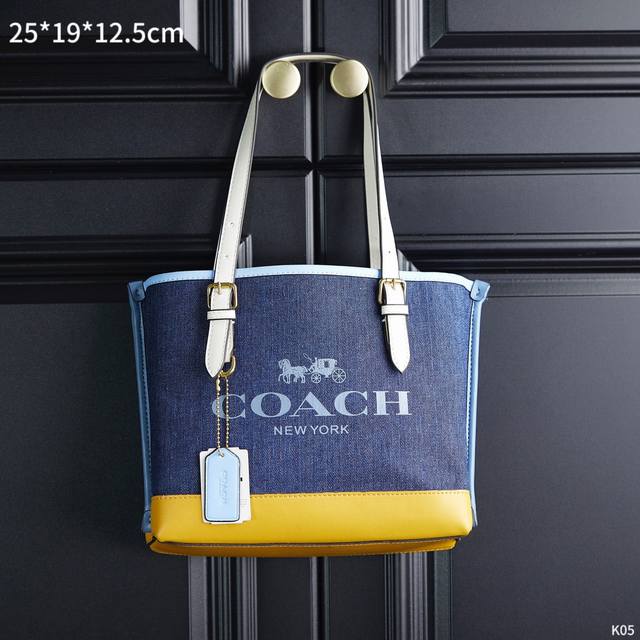 配专柜原版折叠盒 Coach 蔻驰 Mollie 25 托特包 尺寸 25*19*1 Cm