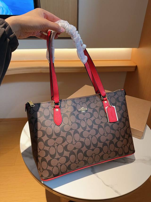 蔻驰coach Gallery新品购物袋托特包tote 尺寸36Cm 礼盒包装