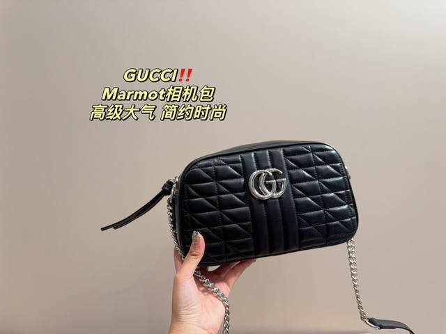 尺寸23 14 酷奇gucci Marmot相机包 任何搭配都轻松驾驭 非常百搭 随意搭配都是不错的选择