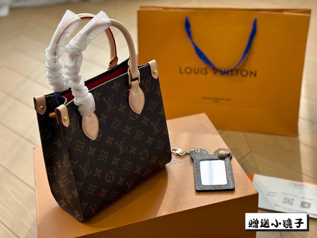 赠送小镜子 Lv Carryit 有 中古味道的老花之光幽 一直想入-款lv目louis Vuitton路易威登的老花tote Pickup 拿到实物感叹真是一