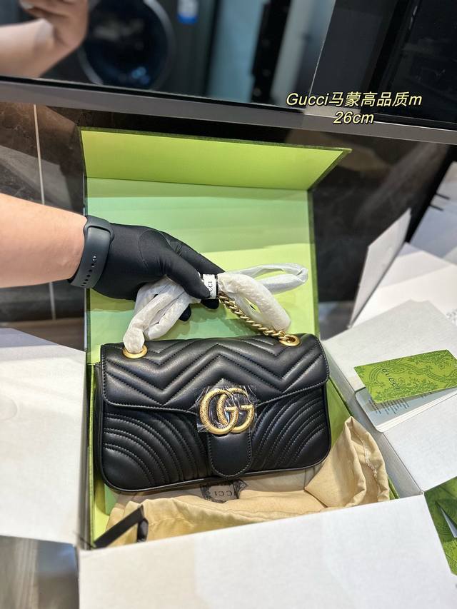 折叠飞机礼盒 Ddd Gucci L Gg Marmont 系列 Ddd 升级版本牛皮 Ddd Gucci 宠儿精选 Gg Marmont 系列手袋刚刚上架一组