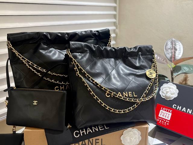 哑光牛皮 礼盒包装 Ddd Chanel 香奈儿22Bag 顶流垃圾袋 Ddd 又甜又酷 一整个爱住 Ddd 百搭时尚 颜值超高 Ddd 是每个潮酷女孩必入单品