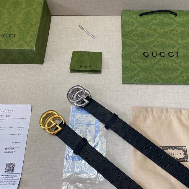 品牌 古驰gucci Ddd 等级 原版品质 头层牛皮 专柜售经典爆款开模 油边精致 电脑车线 手感柔软 实物拍摄无修饰 上身效果超好 长度不可裁剪 配专柜全套