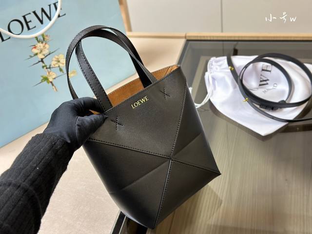 配盒 Ddd Size Ddd 上宽25x22Cm 小 Ddd Loewe Puzzle 新款 Tote Ddd 罗意威新晋顶流 Ddd 可以折叠的包包 Ddd