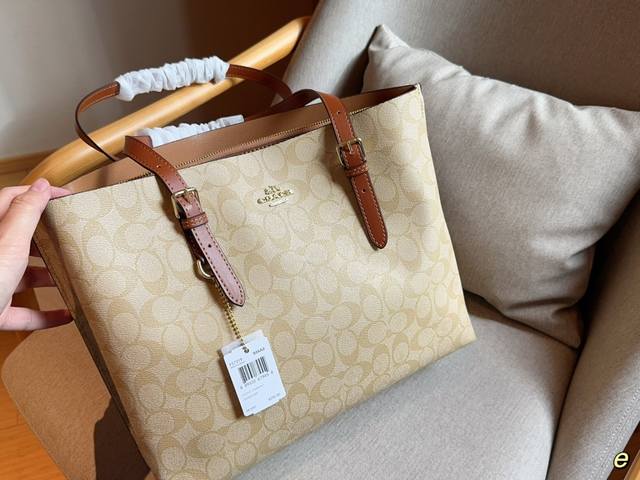 蔻驰coach Ddd Mollie托特包购物袋 Ddd 尺寸34Cm Ddd 礼盒包装 Ddd