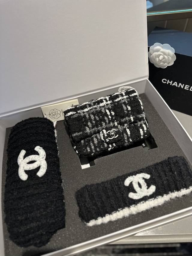 Vip限量礼盒 Ddd 毛呢方胖子 小香羊绒围巾 帽子 Ddd Chanel 爱心链条毛呢cf方胖子 Ddd 百搭经典 Ddd 精致的一只 Ddd 真的超级无敌