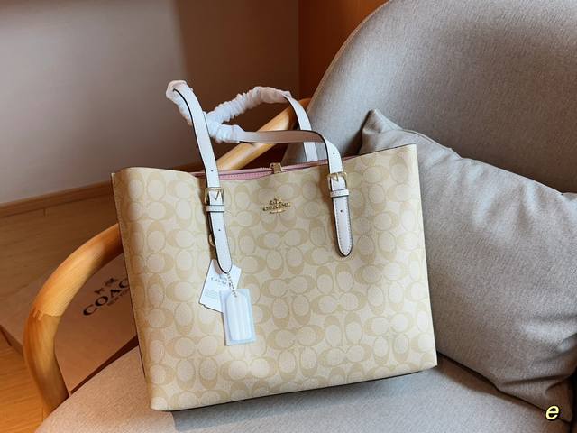 蔻驰coach Ddd Mollie托特包购物袋 Ddd 尺寸34Cm Ddd 礼盒包装 Ddd