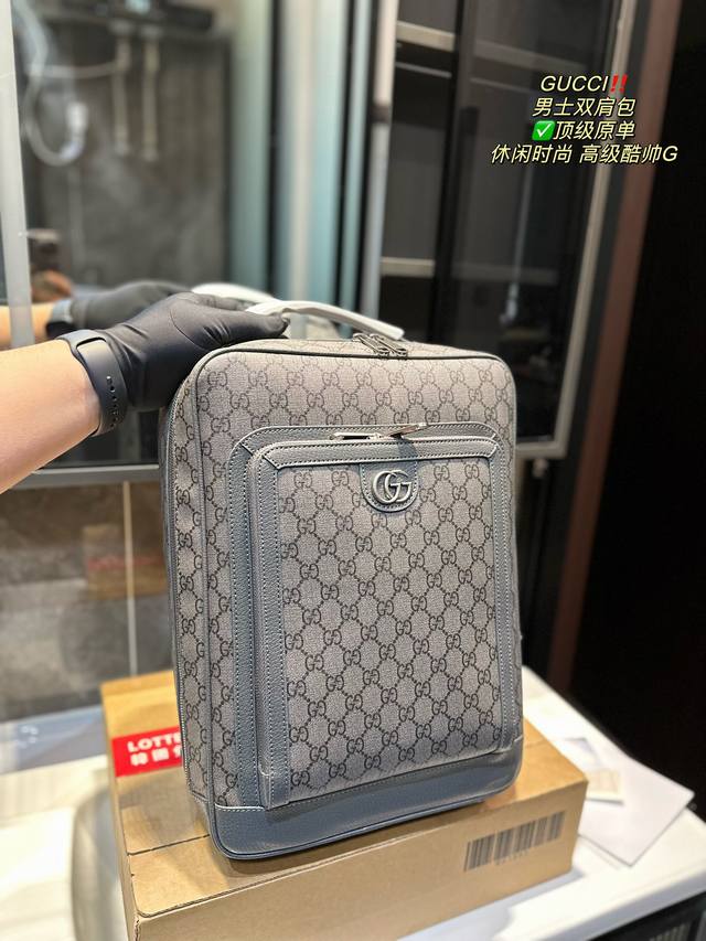 尺寸28 38 Ddd 酷奇gucci 男士双肩包 Ddd 顶级原单 Ddd 休闲时尚 高级酷帅 Ddd 经典配色 彰显品牌的标志性风格 Ddd Logo的点缀