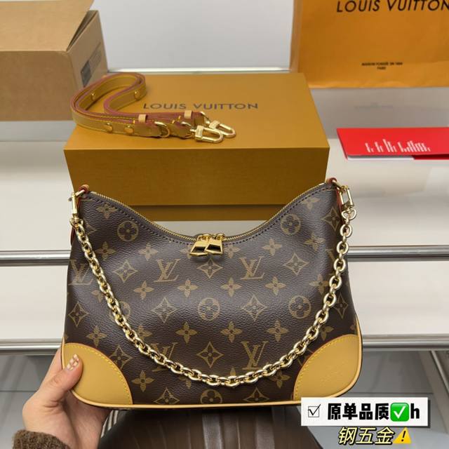 全套包装 Ddd 钢五金 Ddd Size 26 18Cm Ddd Lv 中古款牛角包 Ddd Vintage 经典单肩包 Ddd 配置肩带链条 Ddd 单肩斜