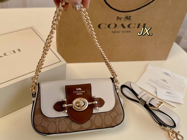 折叠盒 Ddd Size:22 13 Ddd Coach 蔻驰新品brie Shoulder Bag腋下包 Ddd 以法棍为灵感 款式轻盈 Ddd 单肩包让优雅