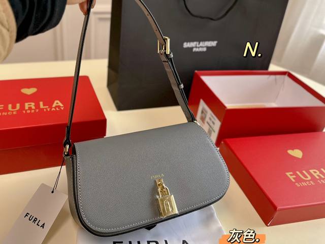 配盒 Ddd Size 24 14 Ddd Furla 芙拉artemis锁头腋下包 Ddd 标志性arch金属锁头 磁吸开合 Ddd 独特上窄下宽的腰果造型