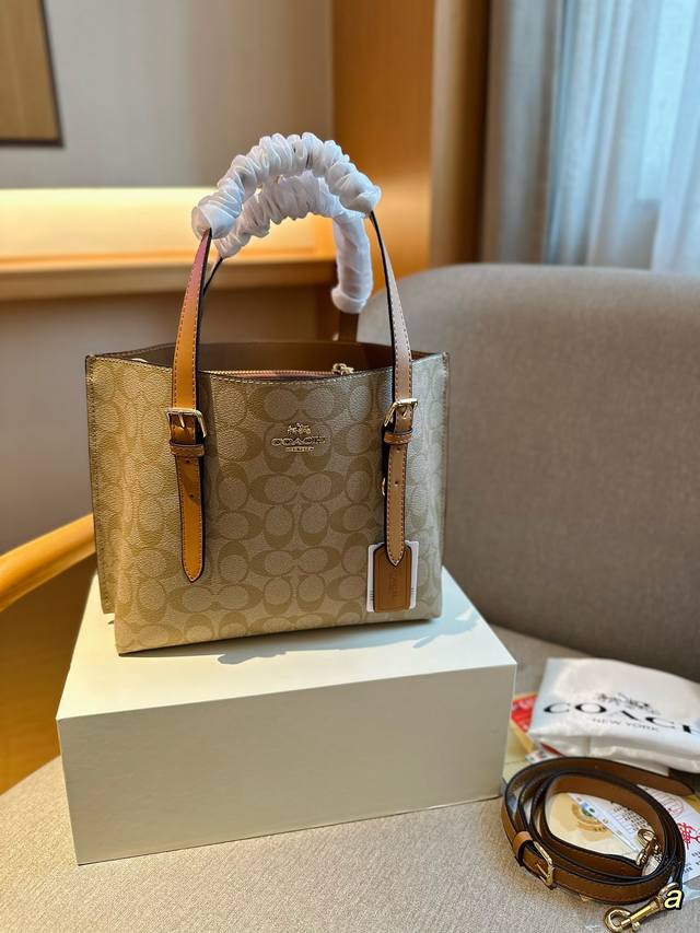 Coach 蔻驰 Ddd 经典mollie 25号托特包 Ddd Willow 24号托特 Ddd 腋下可调节tote购物袋 Ddd 尺寸25Cm Ddd 礼盒