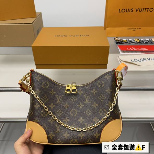 全套包装 Ddd Size 26 18Cm Ddd Lv 中古款牛角包 Ddd 定制版直接采用黄皮 Ddd Vintage 经典单肩包 Ddd 配置肩带链条 D