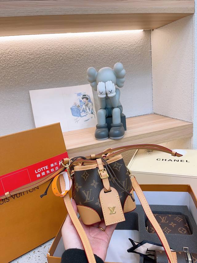 套盒款 Ddd Louis Vuitton Lv Noe Purse 老花logo Mini水桶包 Ddd 密封折叠礼盒 原单变牛皮 Ddd Favorite