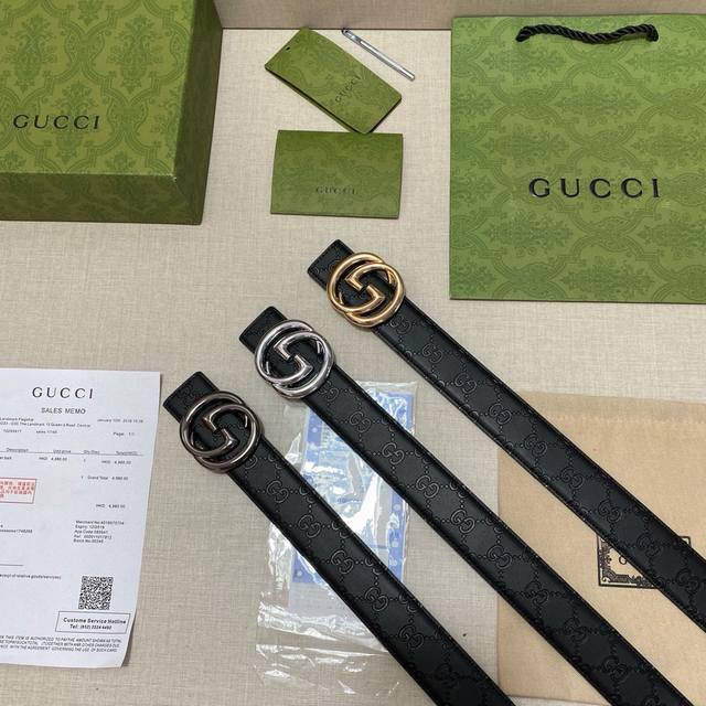 品牌 古驰gucci Ddd 等级 原版品质 头层牛皮 专柜售经典爆款开模 油边精致 电脑车线 手感柔软 实物拍摄无修饰 上身效果超好 长度不可裁剪 配专柜全套 - 点击图像关闭