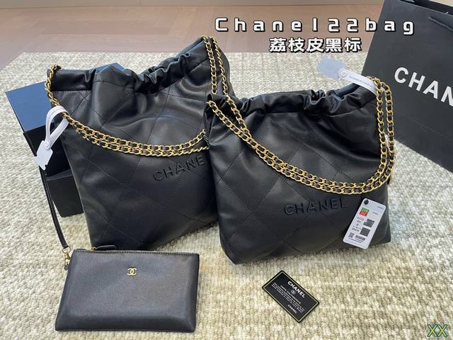 折叠盒 香奈儿金币包购物袋 Chanel22Bag垃圾袋真的太美啦 高级的情冷感扑面而来 超级酷 可盐可甜 给你淡淡的清新 日常出街首选 尺寸 34 36 28