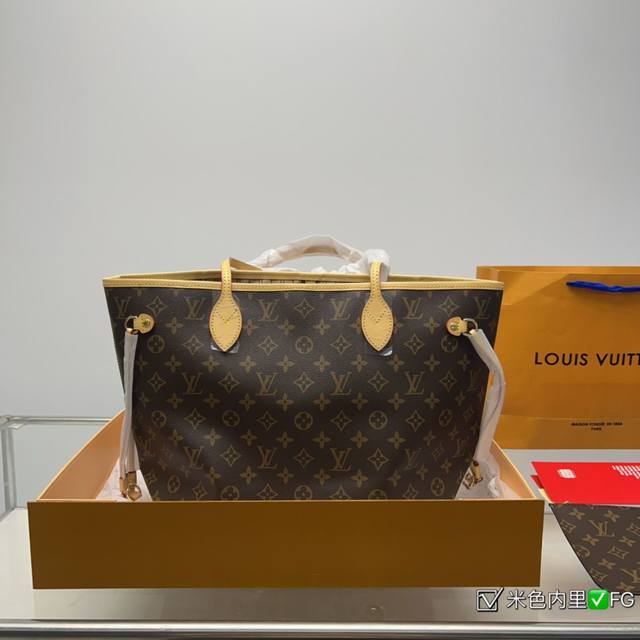 全套包装 复刻版 Size 32*28Cm Lvneverfull 购物袋 经典到无可复制 最最最经典畅销颜色 有质感 有味道 大家拿到后可以感受下 - 点击图像关闭