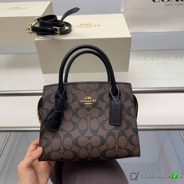 折叠盒 Size 22*18Cm Coach C家 Andrea手提包 背上它大家都要夸 1月新品 自己最喜欢的一个系列