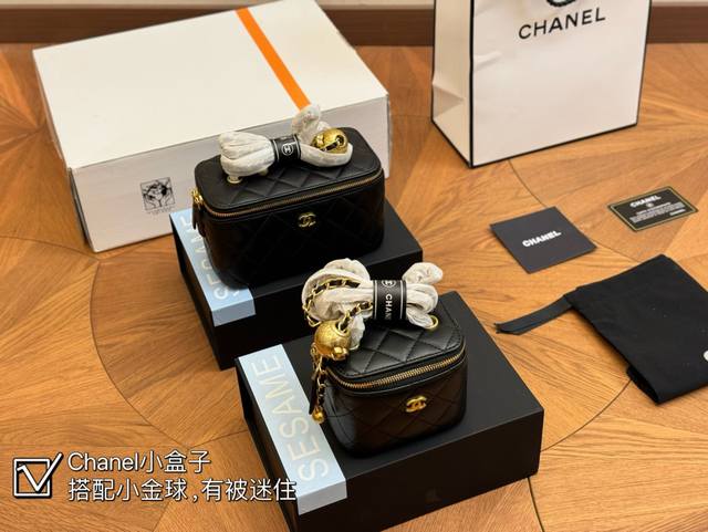 配折叠盒 升级品质 Size 11.9Cm 17.11Cm Chane 香奈儿 手提化妆小盒子 出街最靓的仔 关上能拗造型