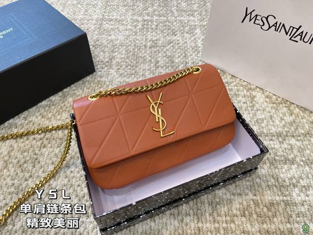 配盒 圣罗兰ysl 单肩链条包 精致美丽 高级优雅 很好驾驭 不挑衣服 不挑季节 一年四季都可 可盐可甜 高个子小姐姐背 气质御姐范 小个子的小姐姐背 甜甜女孩