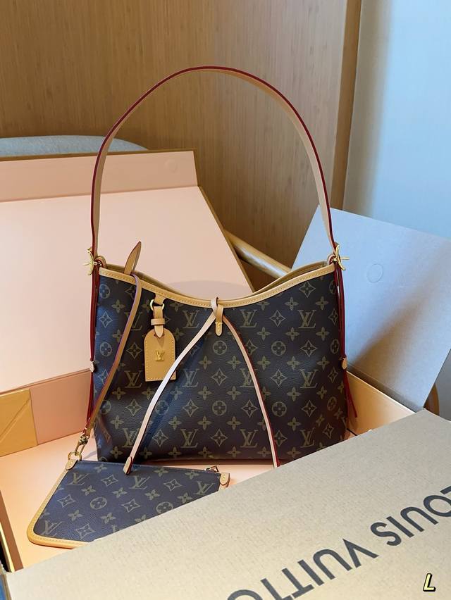 Lv 路易威登 Bf Tote 蜜蜡皮 购物袋托特包 Carryall子母袋 尺寸30 25 12 礼盒包装