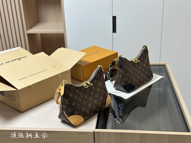 折叠盒飞机盒 Size 29*16Cm Lv 中古款牛角包 顶级钢五金 定制版直接采用黄皮 Vintage 经典单肩包 配置肩带链条 单肩斜挎都无敌好看百搭