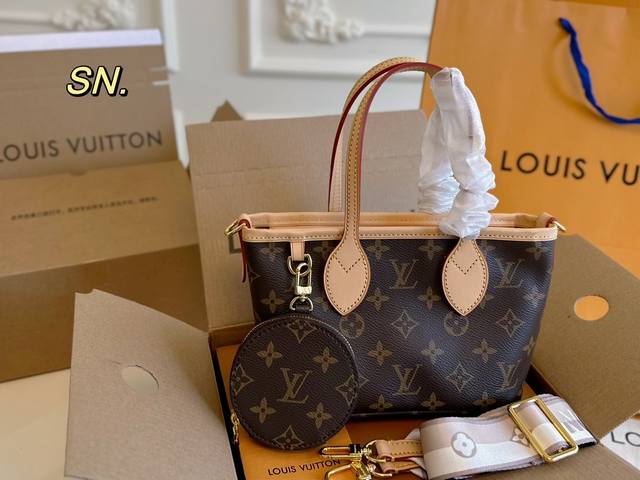 折叠盒飞机盒 Size 20 14 Lv路易威登新款neverfull Bb购物袋 超级无敌小巧可爱 适合小个子女生 配拉链和零钱包 实用性 斜背肩带加手柄设计