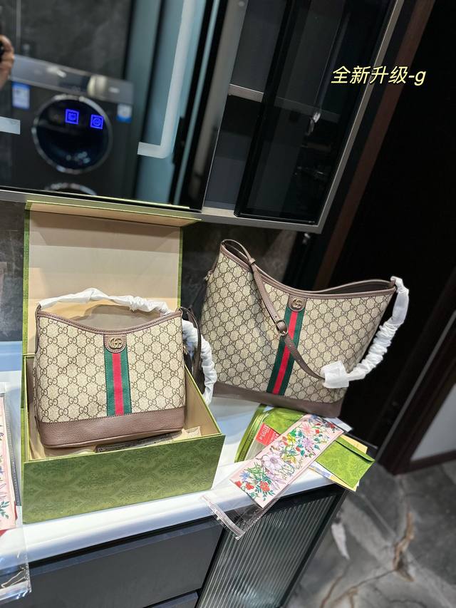 Gucci L New Ampivato新年新包 New Arpivate新年新包1写就一年美好 经典 Ophidia 系列又出新设计啦 开口式水桶包与肩背包款