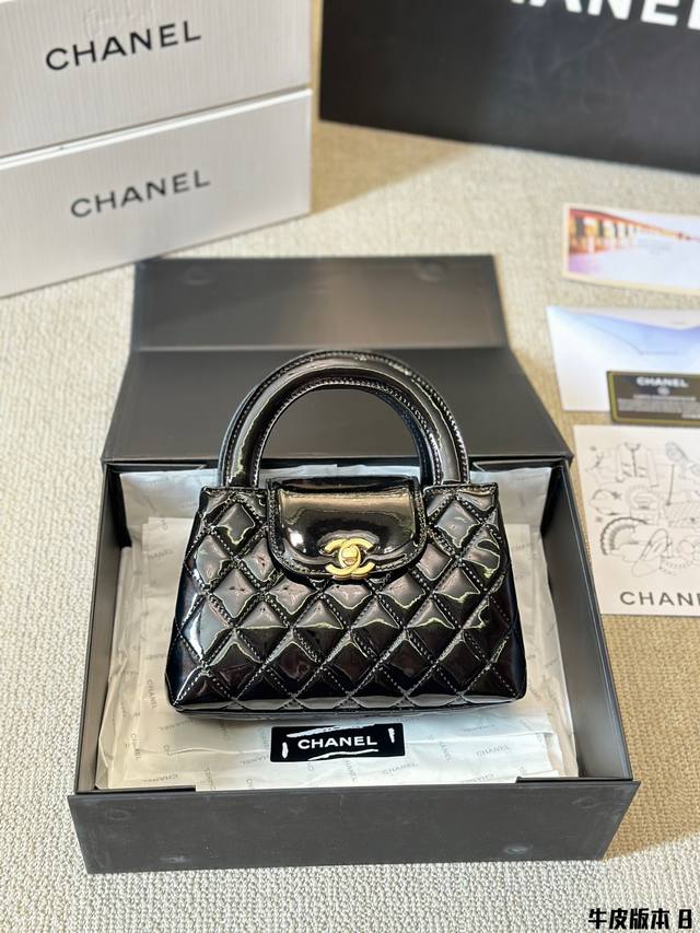 漆皮 Chanel24K新款 本季度的 最眼包 Chanel 香奈儿 23K Kelly大号链条包 小羊皮 也是很耐用哒 经典百搭耐看 尺寸20 14Cm