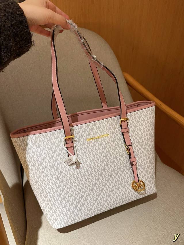 Michael Kors Mk 经典迈克高仕jetset托特包tote 大容量购物袋 尺寸32 27 15