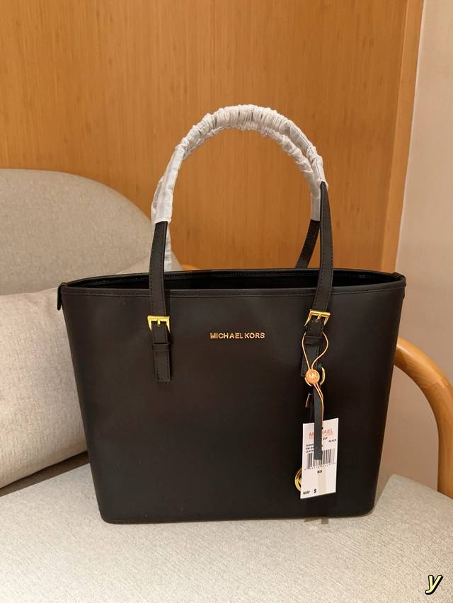 Michael Kors Mk 经典迈克高仕jetset托特包tote 大容量购物袋 尺寸32 27 15 - 点击图像关闭