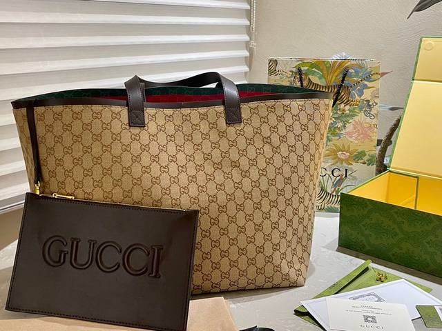 原单品质 Gucci 新品 Tote 购物袋倪妮同款 多用 定制面料logo五金原版一比一品质 炒鸡百搭实用的一款 喜欢的美妞赶快入手吧 店主推荐 质量超赞 尺